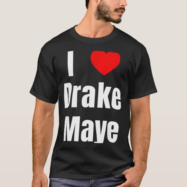 Camiseta I Love Maye Qb Football Fan  (Frente)