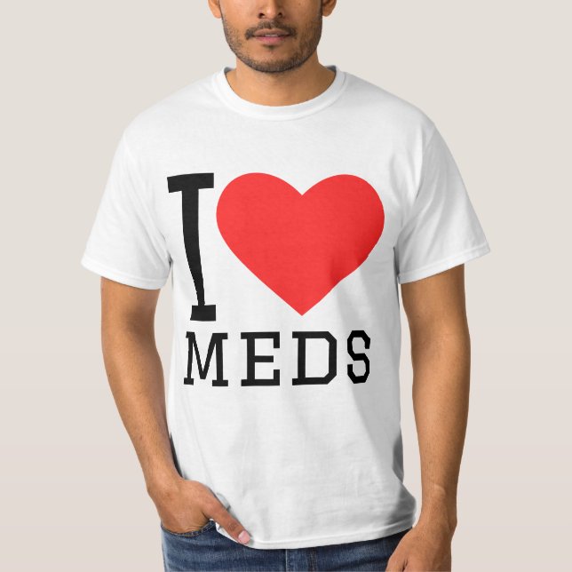 Camiseta I love meds (Frente)