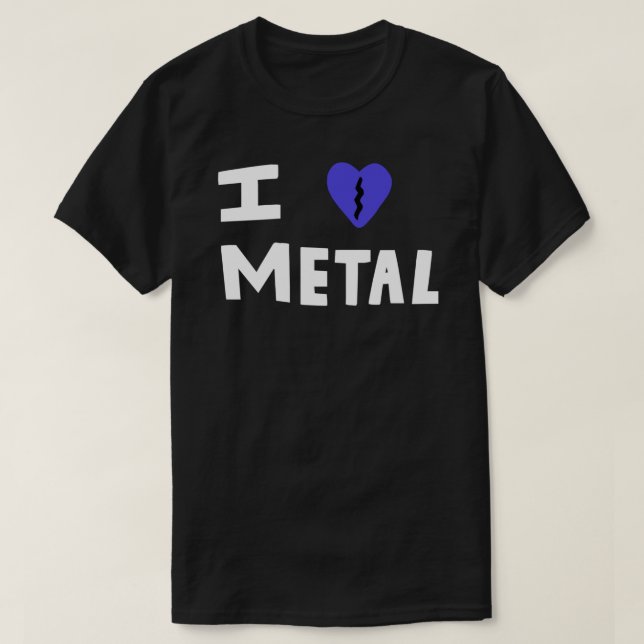 Camiseta I Love Metal (Elliott Smith) Classic T-Shirt (Frente do Design)
