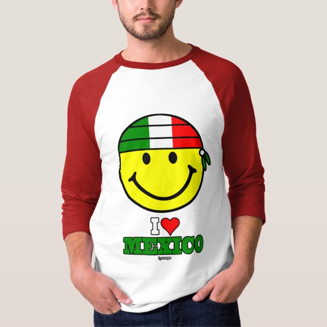 CAMISETA I LOVE MEXICO (Frente)