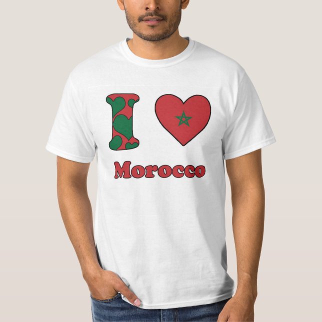 Camiseta I love Morocco (Frente)