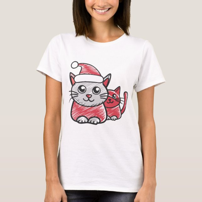 Camiseta I love my cat  Collection  Design T-Shirt (Frente)