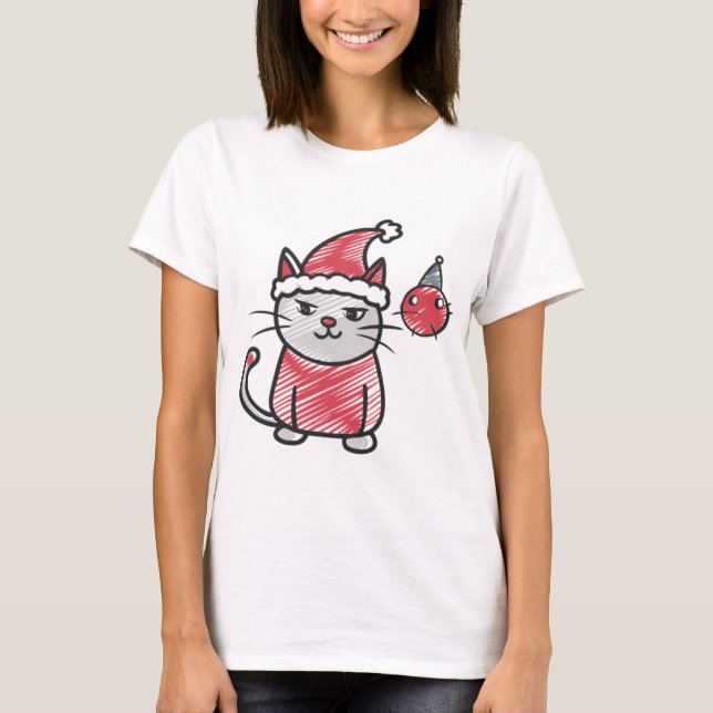 Camiseta I love my cat  Collection  Design T-Shirt (Frente)