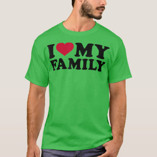 Camiseta I love my family 