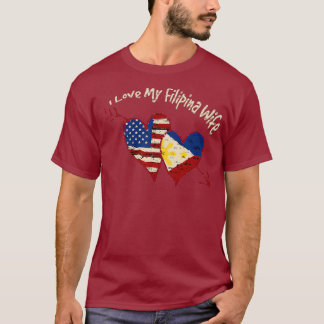 Camiseta I Love my Filipina Wife Cute Pinay Philippines
