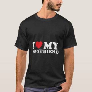 Camiseta I Love My Friend I He My Friend Bf