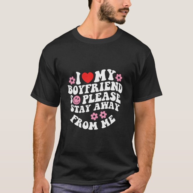 Camiseta I Love My Friend So Please Stay Away From Me (Frente)