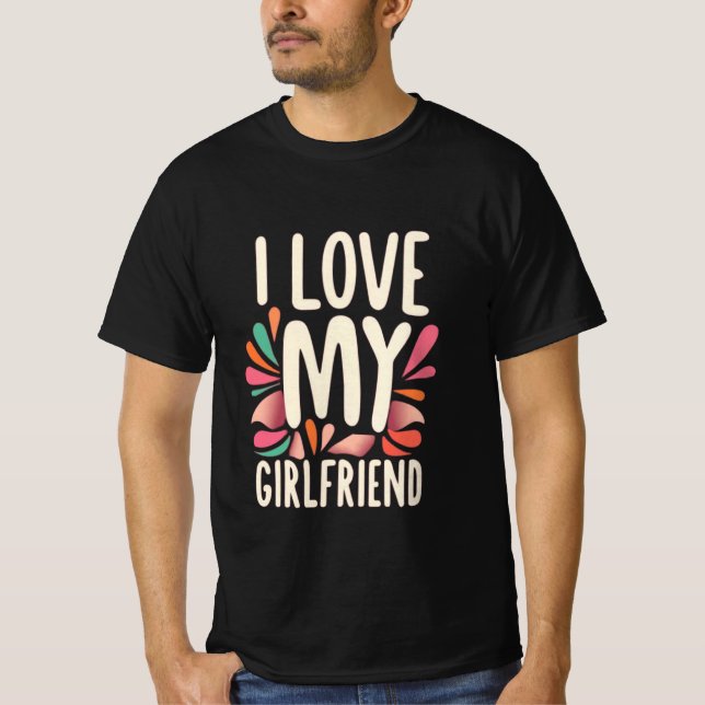 Camiseta I Love my Girlfriend (Frente)
