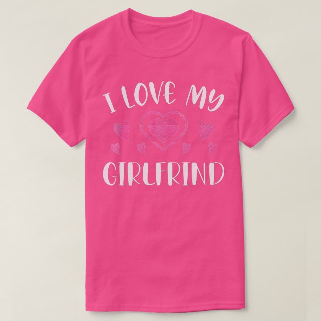 Camiseta I love my girlfriend I Heart My Girlfriend GF (5)  (Frente do Design)