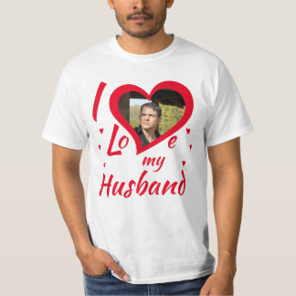 Camiseta I Love my Husband - T-Shirt personalisierbar