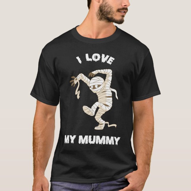 Camiseta I Love my Mummy Halloween 2021 (Frente)