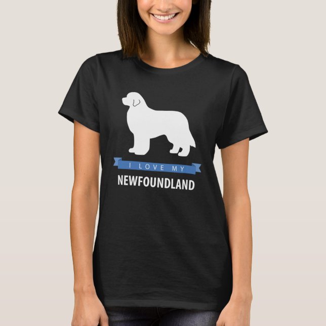 Camiseta I Love My Newfoundland (Frente)