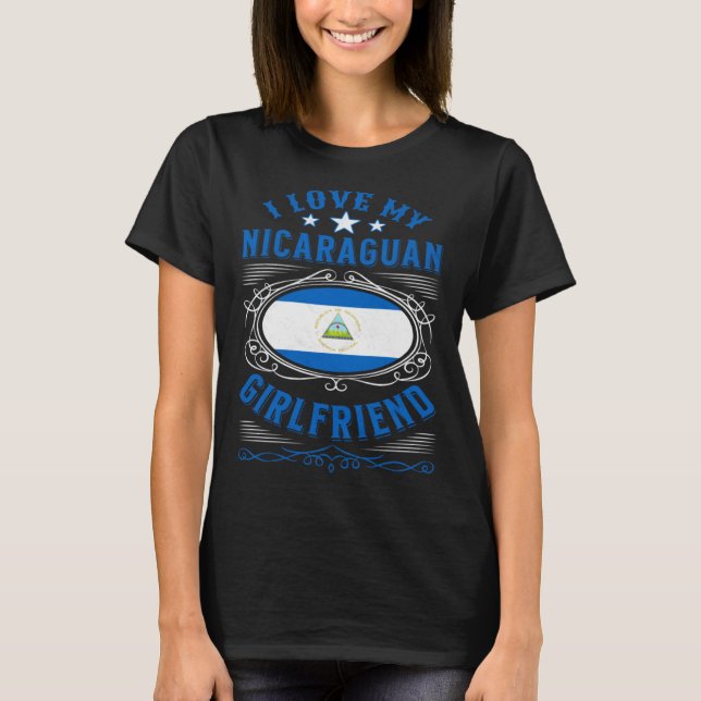 Camiseta I love my Nicaraguan girlfriend (Frente)