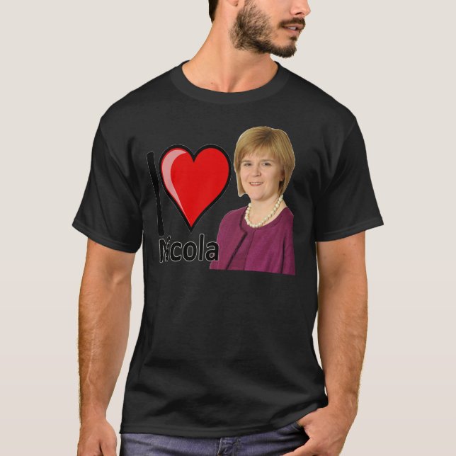 Camiseta I Love Nicola Sturgeon Essential T-Shirt (Frente)
