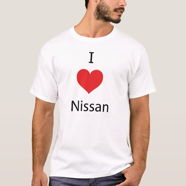 Camiseta I Love Nissan (Frente)