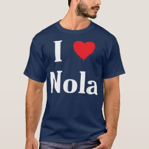 Camiseta I Love Nola Cool Name
