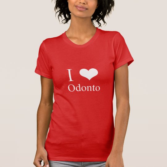 Camiseta I LOVE ODONTO