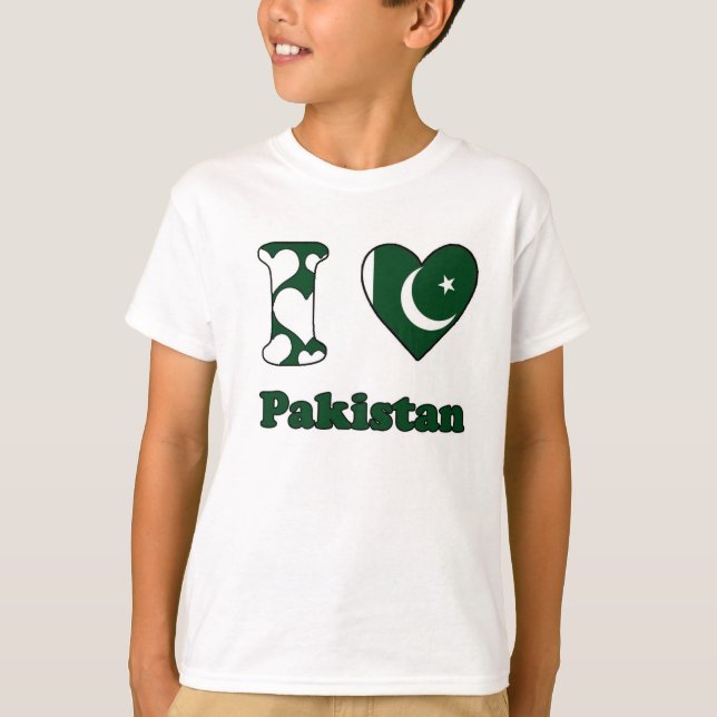 Camiseta I love Pakistan (Frente)
