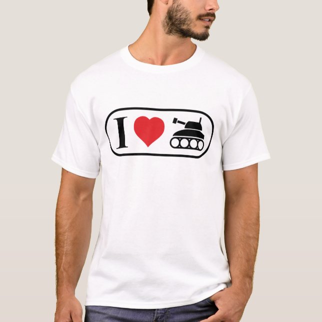 Camiseta I Love Panzer (Frente)