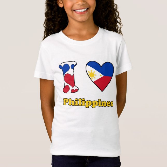 Camiseta I love Philippines (Frente)