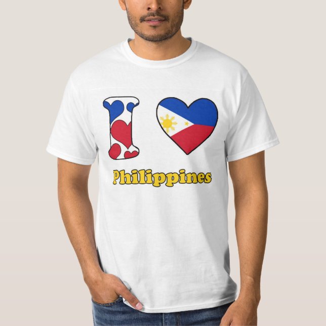 Camiseta I love Philippines (Frente)