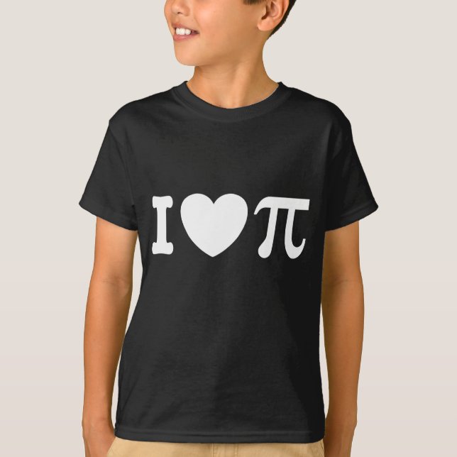 Camiseta I Love PI (Frente)