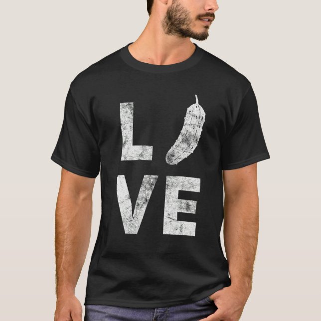 Camiseta I Love Pickle For Cucumber Pickle   Fruit Themed (Frente)