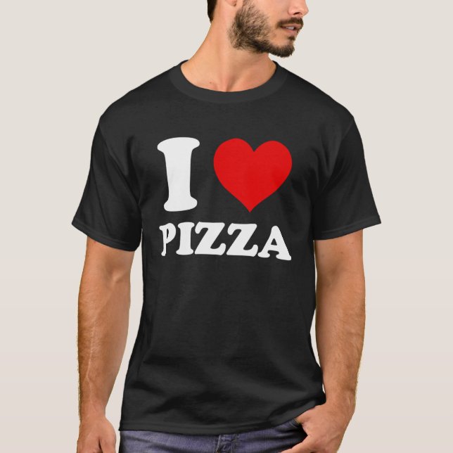 Camiseta I Love Pizza (Frente)