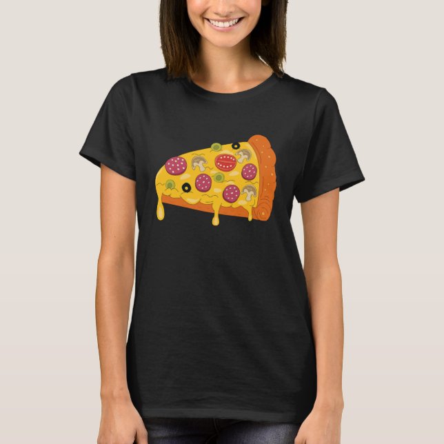 Camiseta I Love Pizza  Food  Foodie (Frente)