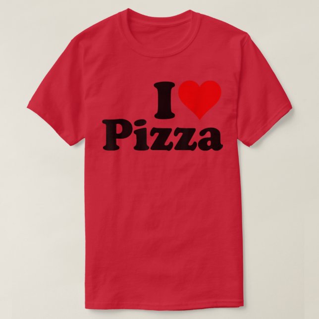 Camiseta I Love Pizza I Heart Pizza 2051282 (Frente do Design)