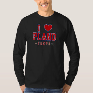 Camiseta I Love Plano Texas