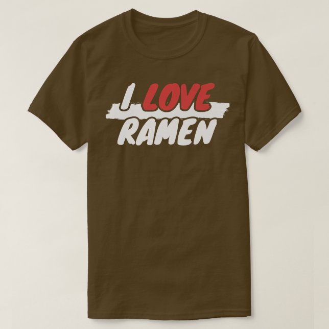 Camiseta I Love Ramen 299 (Frente do Design)
