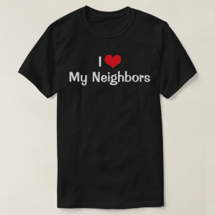 Camiseta I Love Red Heart My Neighbors T-Shirt