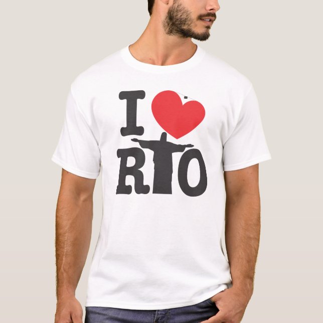 Camiseta I love Rio (Frente)
