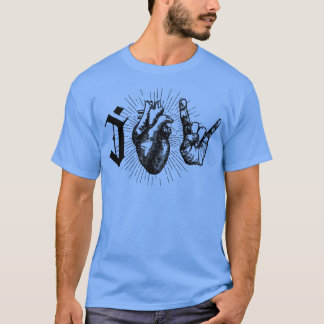 Camiseta I Love Rock And Roll Music Edgy Design For Music L
