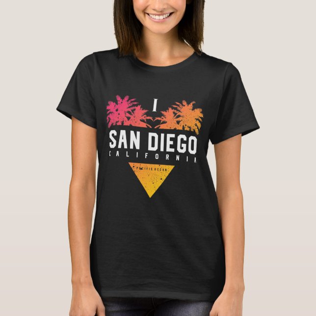 Camiseta I Love San Diego T-Shirt (Frente)