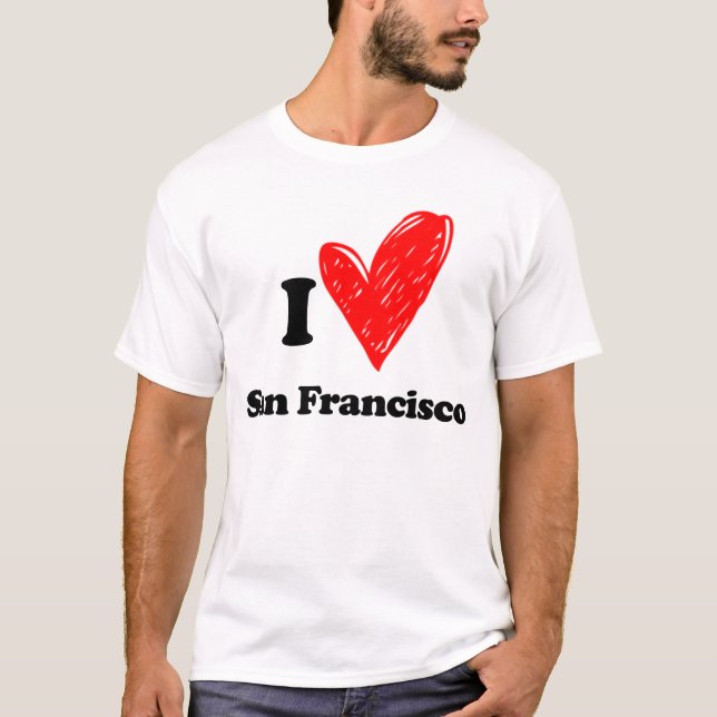 Camiseta I love San Francisco T Shirt (Frente)
