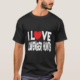 Camiseta I Love Scavenger Hunts