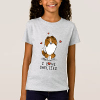 I Love Shels (sable 2) Shetland Sheepdog Cute