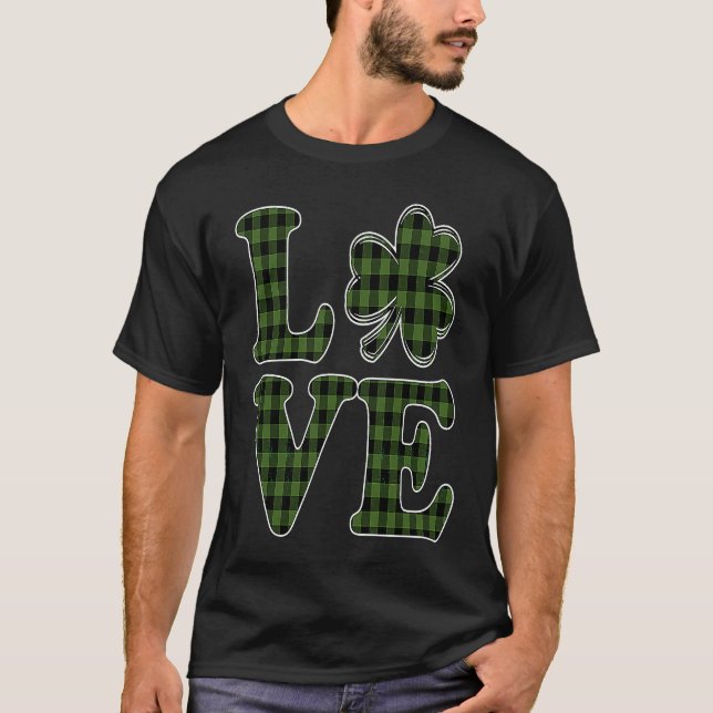 Camiseta I Love Shenanigans C Shamrock  Saint Patrick's Day (Frente)