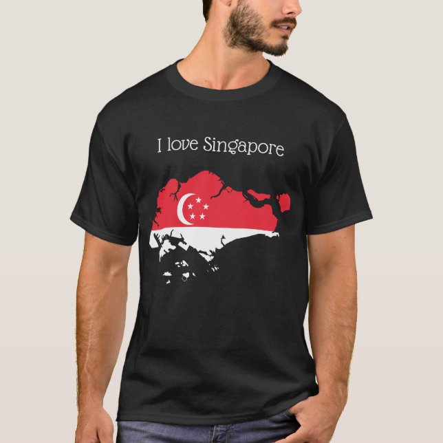 Camiseta I love Singapore T-Shirt (Frente)