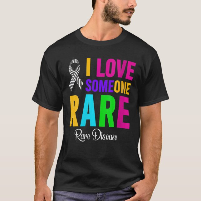 Camiseta I Love Someone Rare Disease - Rare Disease Day 202 (Frente)