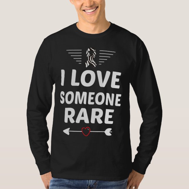 Camiseta I Love someone Rare Rare Disease Awareness  2020 (Frente)