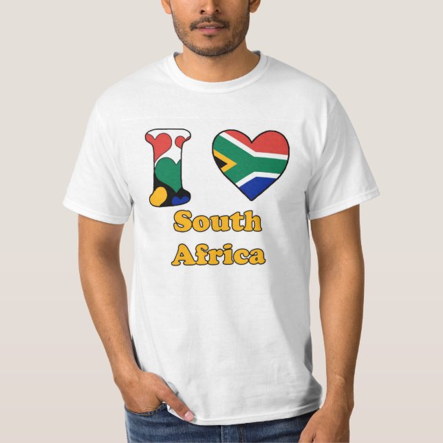 Camiseta I love South Africa (Frente)