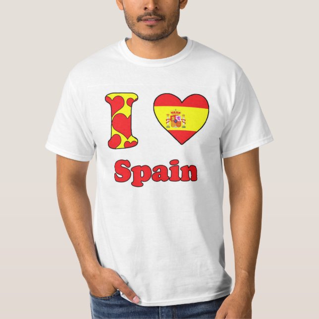 Camiseta I love Spain (Frente)