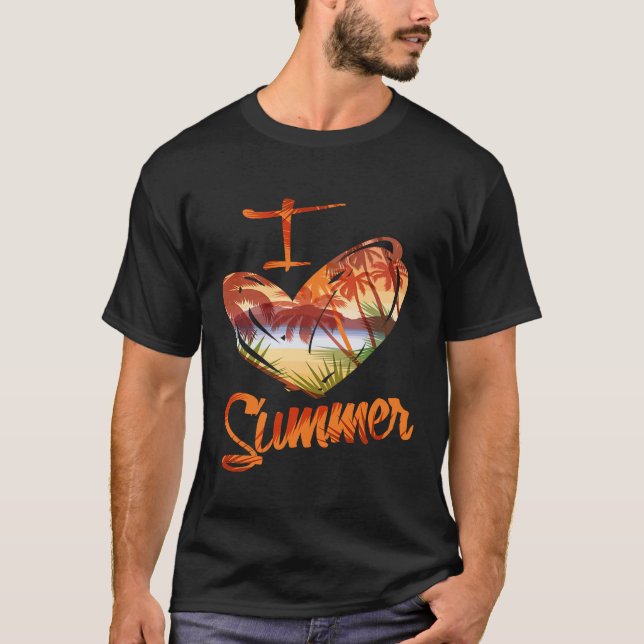 Camiseta I Love Summer (Frente)