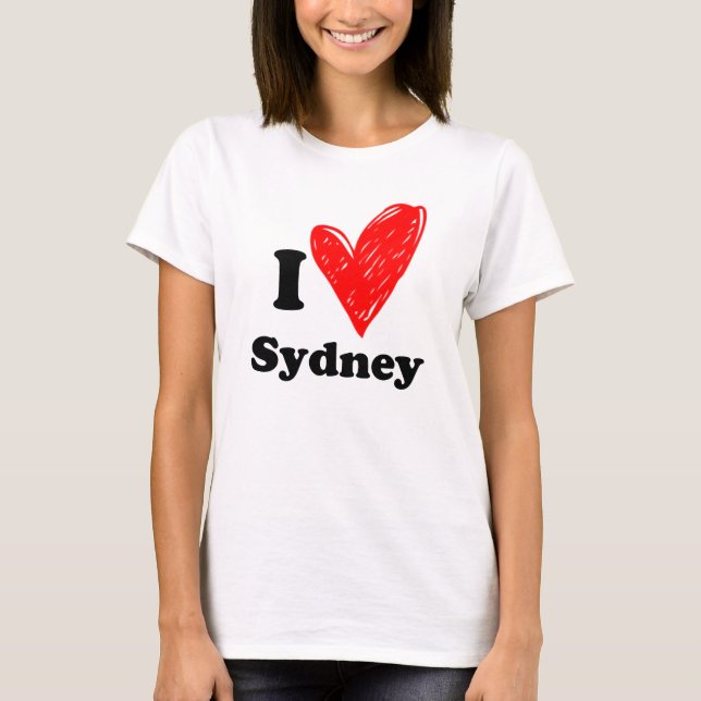 Camiseta I love Sydney (Frente)