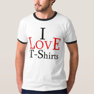 Camiseta "I Love T-Shirts"