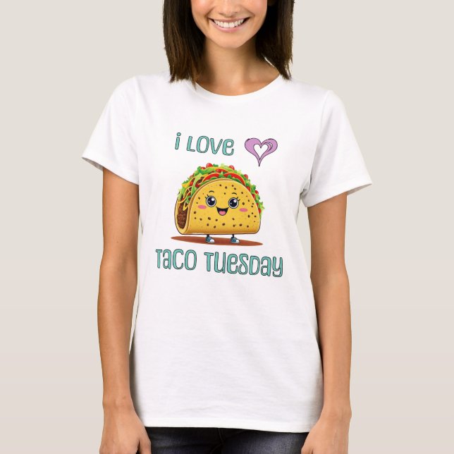 Camiseta I Love Taco Tuesday (Frente)