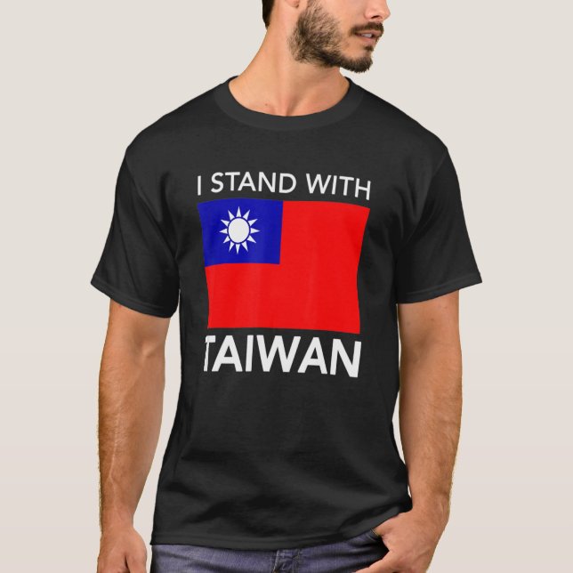 Camiseta I Love Taiwan Flag Taiwanese Pride I Stand With Ta (Frente)